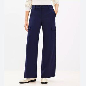 LOFT straight cargo dress pants